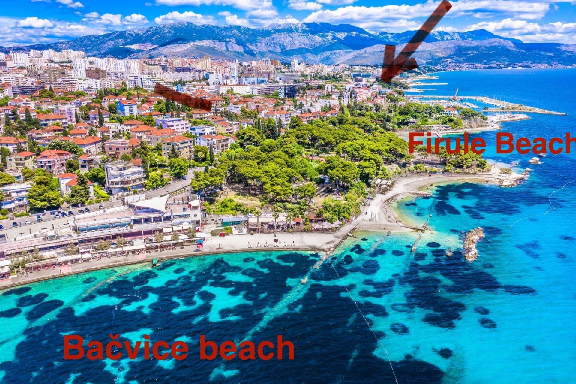 Beachside Apartment Attico Split Exterior foto