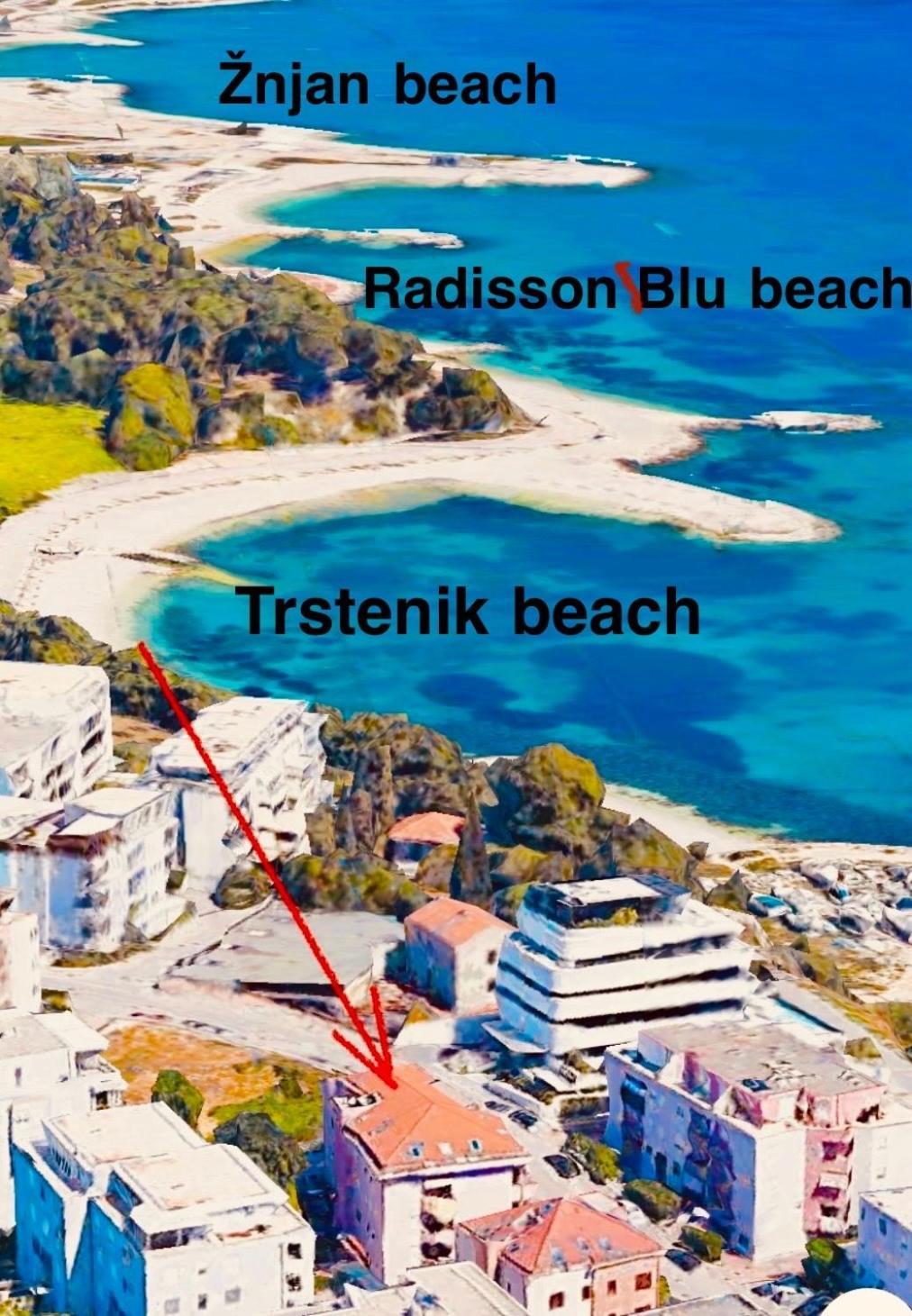 Beachside Apartment Attico Split Exterior foto